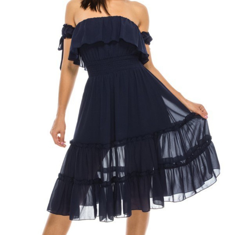 Navy Blue Sundress NWT